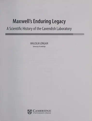 Cover of Maxwell's Enduring Legacy