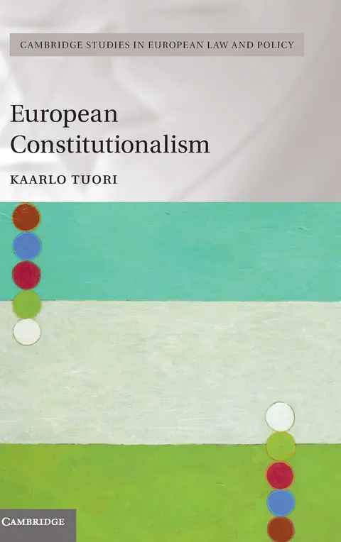 Cover of European Constitutionalism