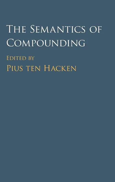 Cover of The Semantics of Compounding