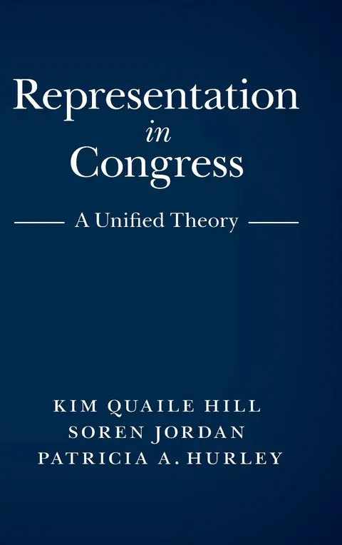 Cover of Representation in Congress