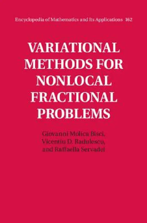 Cover of Variational Methods for Nonlocal Fractional Problems