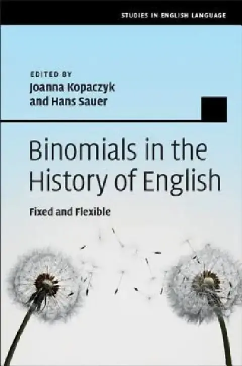 Cover of Binomials in the History of English