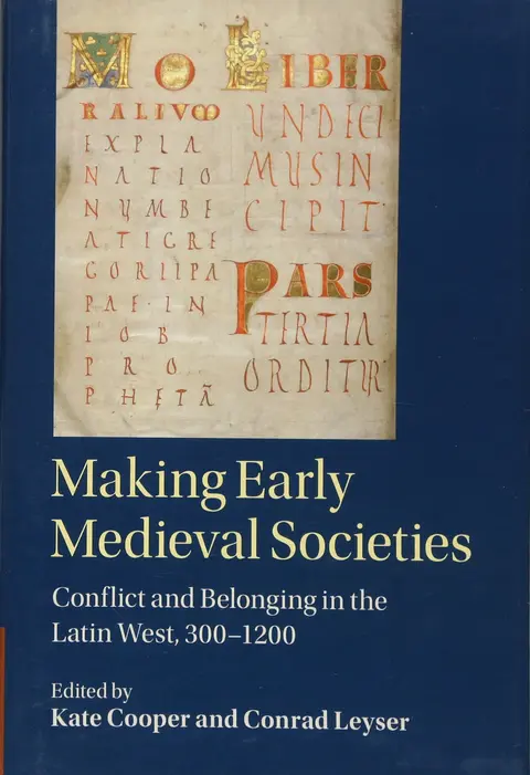 Cover of Making Early Medieval Societies