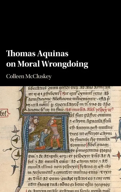 Cover of Thomas Aquinas on Moral Wrongdoing