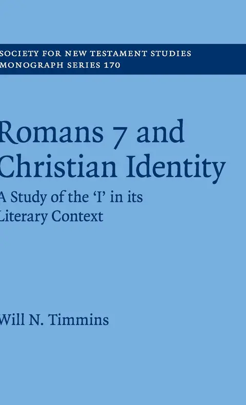 Cover of Romans 7 and Christian Identity