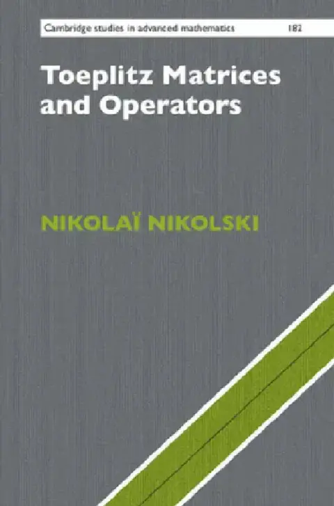 Cover of Toeplitz Matrices and Operators