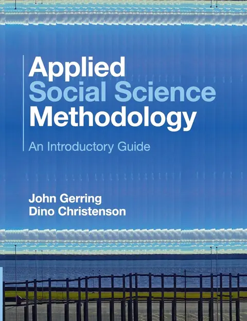 Cover of Applied Social Science Methodology