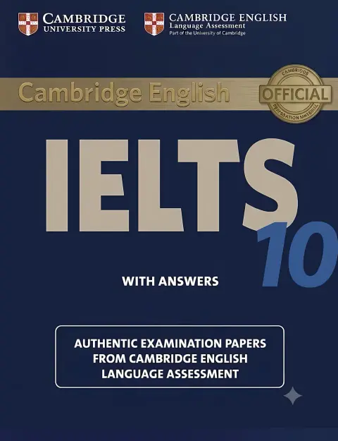Cover of Cambridge IELTS 10