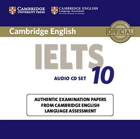 Cover of Cambridge IELTS 10 Audio CDs (2)