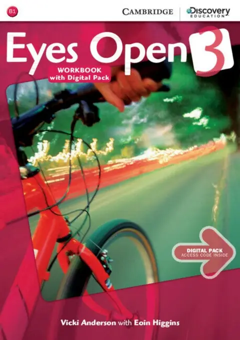 Cover of Eyes Open Level 3 Workbook with Online Practice