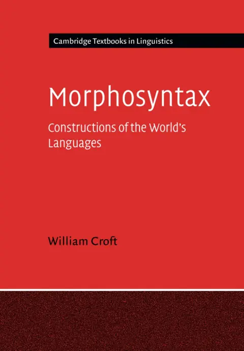 Cover of Morphosyntax