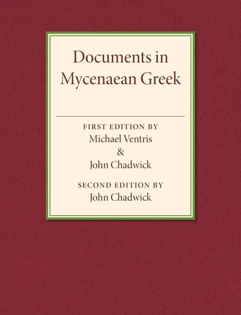 Cover of Documents in Mycenaean Greek