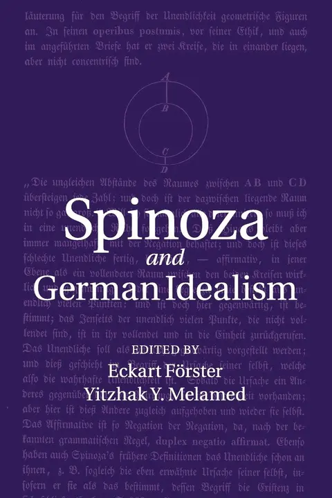 Cover of Spinoza and German Idealism