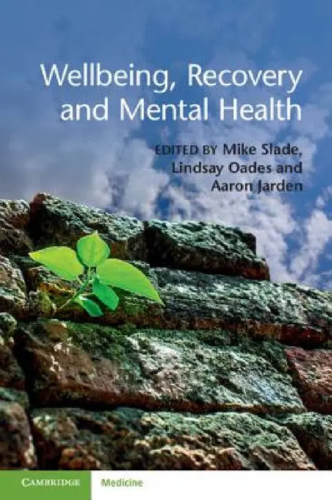 Cover of Wellbeing, Recovery and Mental Health