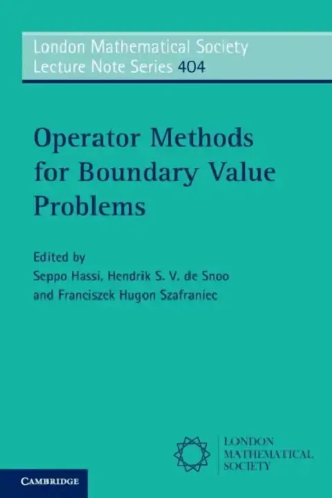Cover of Operator Methods for Boundary Value Problems