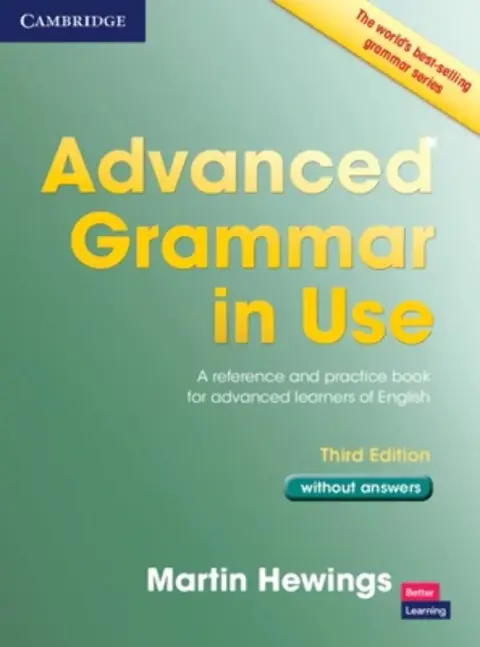 Cover of Advanced Grammar in Use Book without Answers