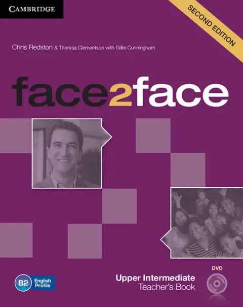 Cover of face2face Upper Intermediate Teacher's Book with DVD