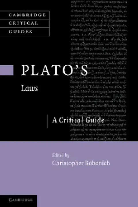 Cover of Plato's 'Laws'