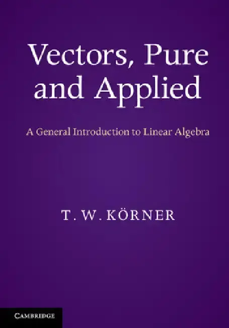Cover of Vectors, Pure and Applied