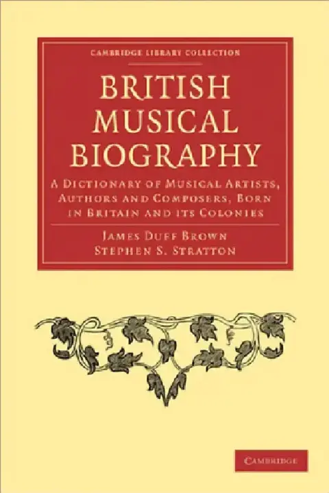 Cover of British Musical Biography