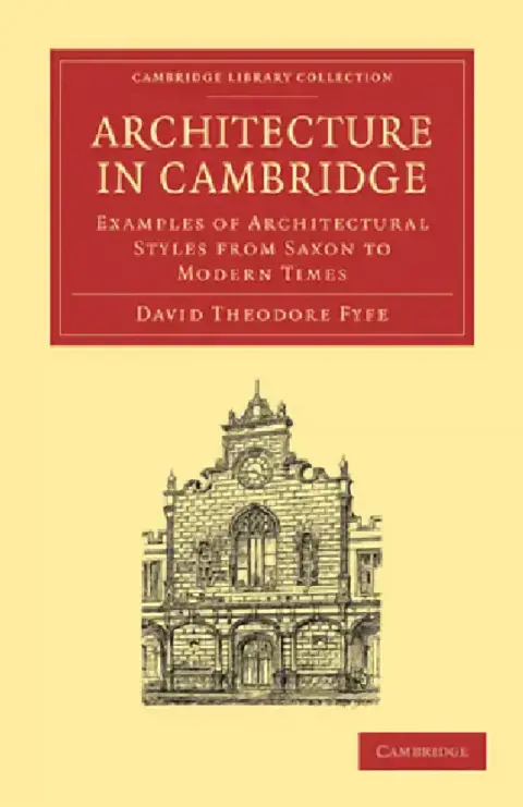 Cover of Architecture in Cambridge