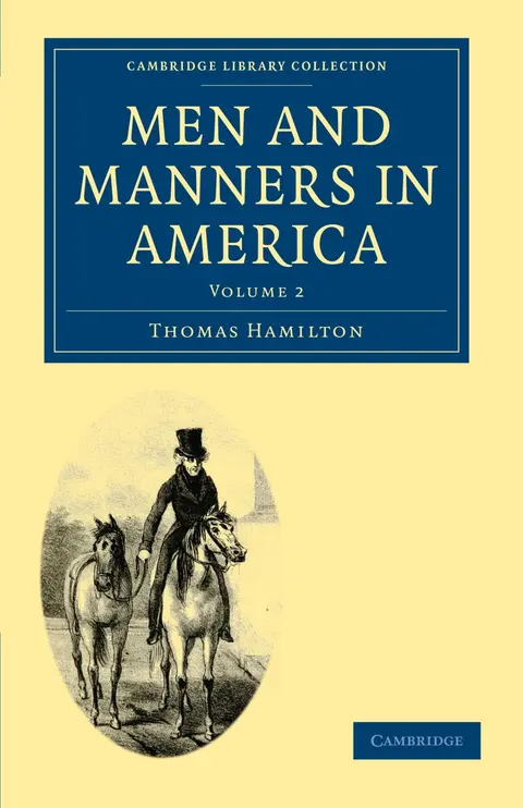 Cover of Men and Manners in America