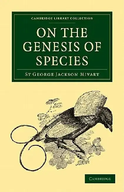Cover of On the Genesis of Species