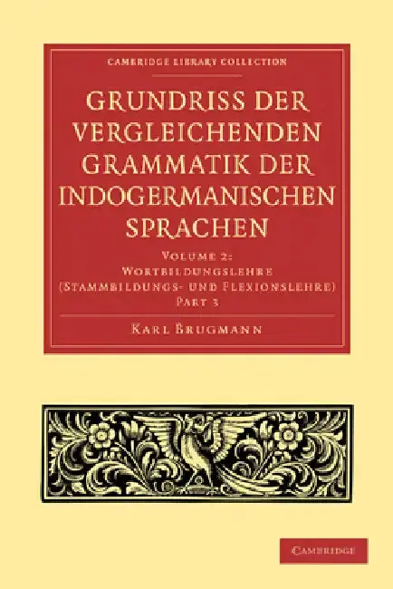 Cover of Grundriss Der Vergleichenden Grammatik Der Indogermanischen Sprachen
