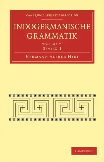 Cover of Indogermanische Grammatik
