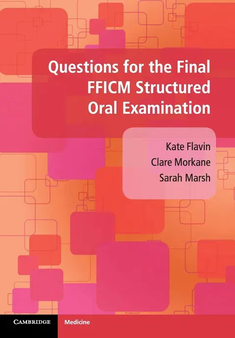 Cover of Questions for the Final FFICM Structured Oral Examination