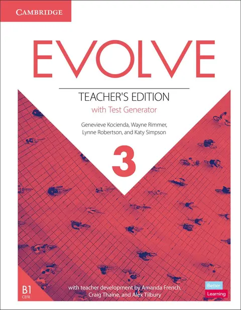 Cover of Evolve Level 3 Teacher's Edition with Test Generator