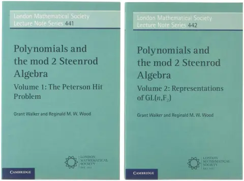 Cover of Polynomials and the mod 2 Steenrod Algebra 2 Paperback Volume Set