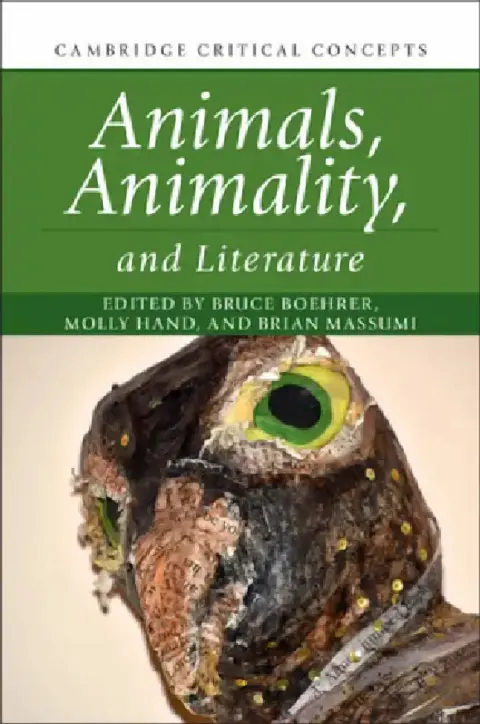 Cover of Animals, Animality, and Literature
