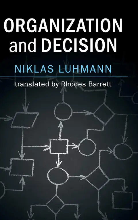 Cover of Organization and Decision