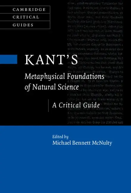 Cover of Kant's Metaphysical Foundations of Natural Science