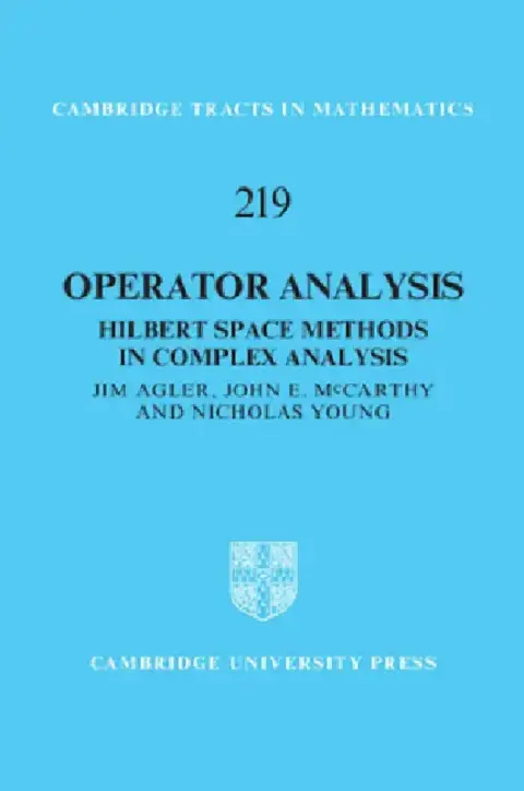 Cover of Operator Analysis