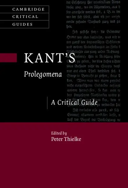 Cover of Kant's Prolegomena