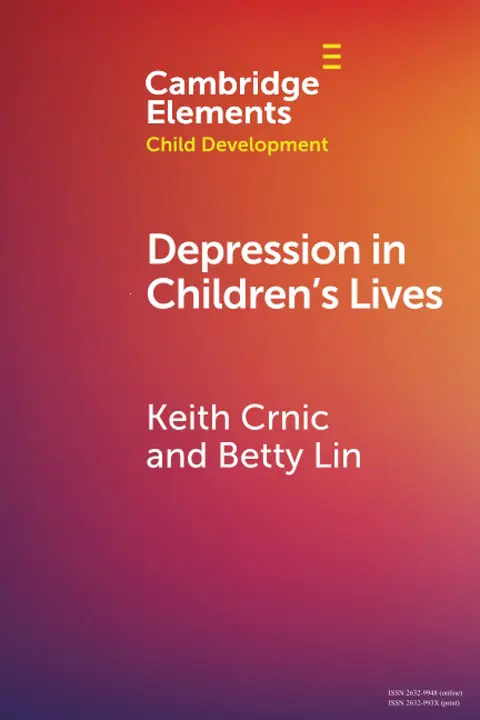 Cover of Depression in Children's Lives