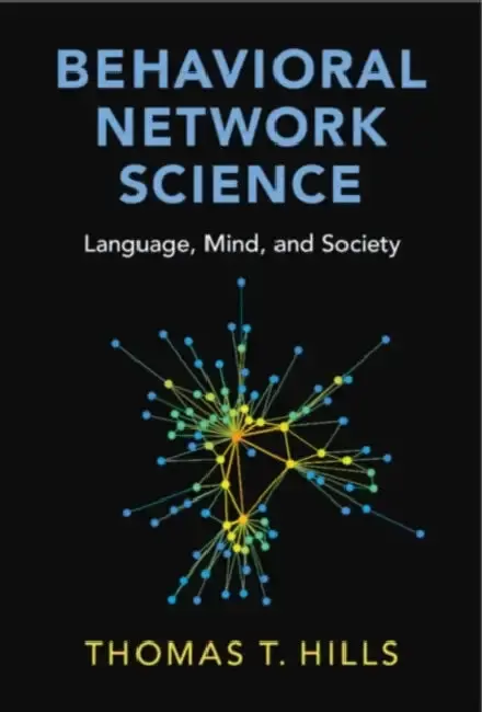 Cover of Behavioral Network Science