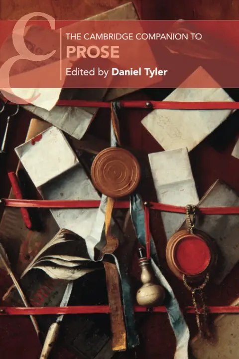 Cover of The Cambridge Companion to Prose