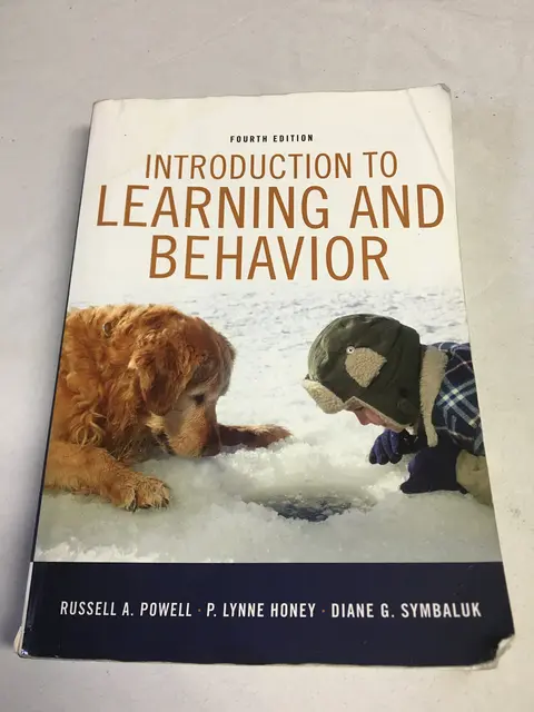 Cover of Introduction to Learning and Behavior