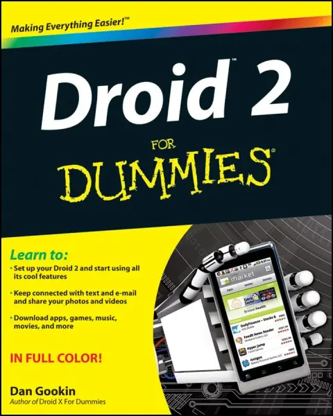 Cover of Droid 2 for Dummies