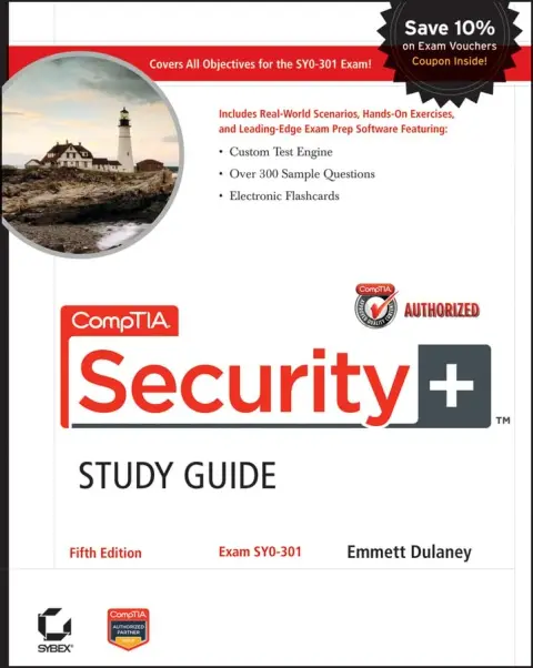 Cover of CompTIA Security+ Study Guide Authorized Courseware