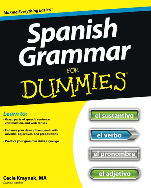 Cover of Spanish Grammar for Dummies