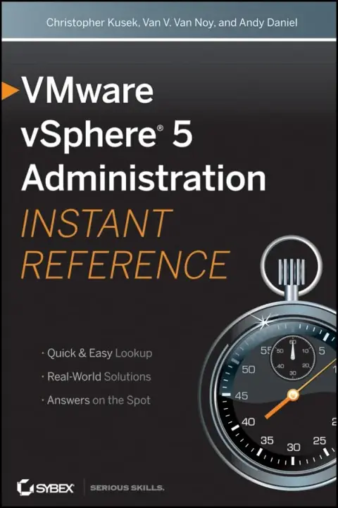 Cover of VMware vSphere 5 Administration Instant Reference