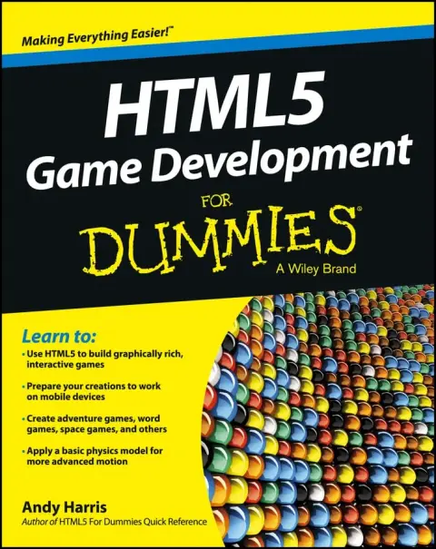 Cover of HTML5 Game Development for Dummies