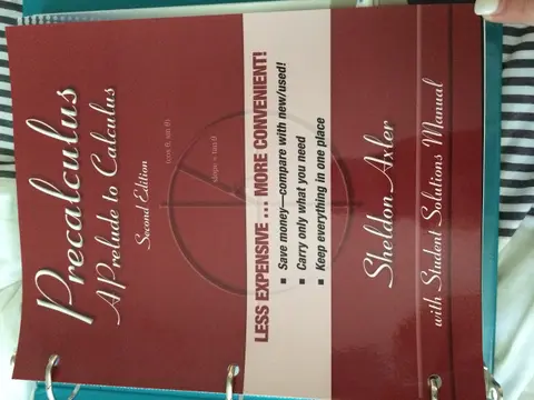 Cover of Precalculus, Binder Ready Version