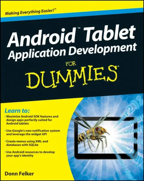 Cover of Android Tablet Application Development for Dummies