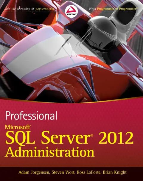 Cover of Professional Microsoft SQL Server 2012 Administration