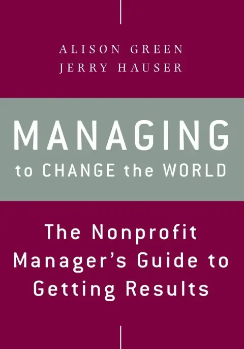 Cover of Managing to Change the World 2